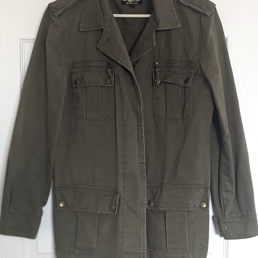 Retro Oversized Green Jacket - Picture 3 of 3